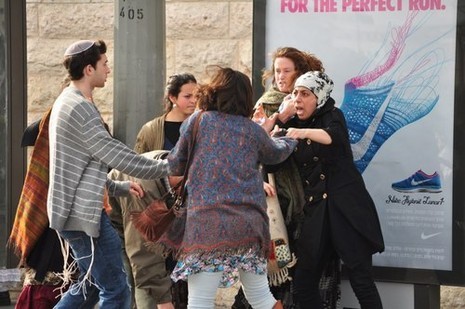palestinian woman hit by israeli