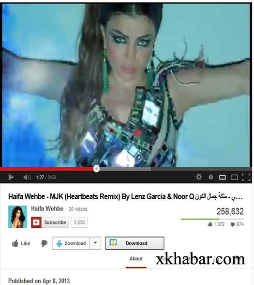 Haifa Wehbe Dancing - رقص هيفاء وهبي 2013