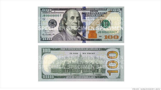 new 100 Dollar style