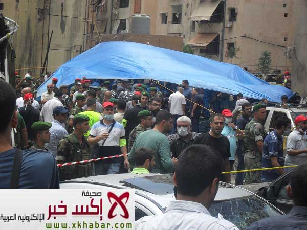 صور انفجار بئر العبد