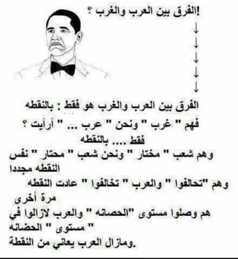 الفرق بين العرب والغرب