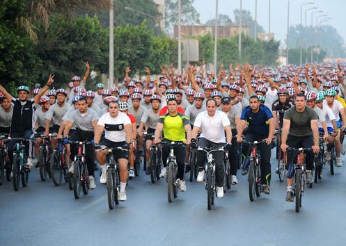 Sisi Riding a Bike