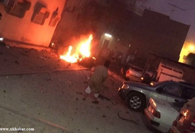صور تفجير المدينه المنوره يحصد 4 شهداء بينهم 3 رجال امن