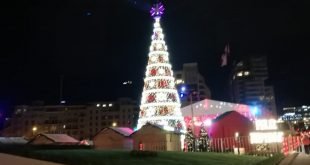 القرية الميلادية في وسط بيروت Christmas Tree in Beirut Down Town